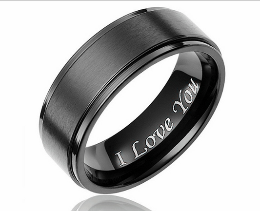 Titanium LoveBond Rings
