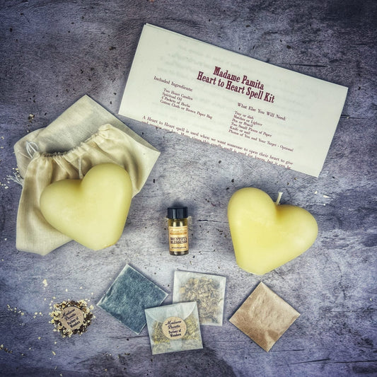 Heart to Heart Candle Spell Kit - Love Connection & Reconciliation Magic