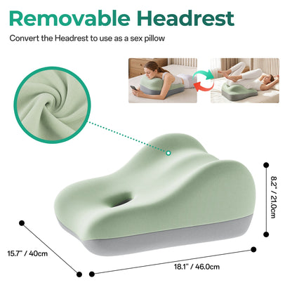 Ergonomic Memory Foam Support Pillow for Couples