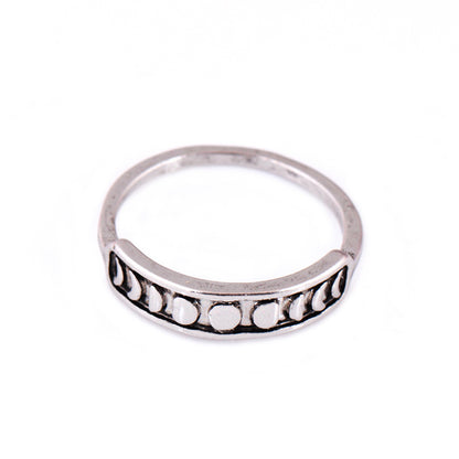 Lunar Eclipse Ring - Moon Phase Jewelry