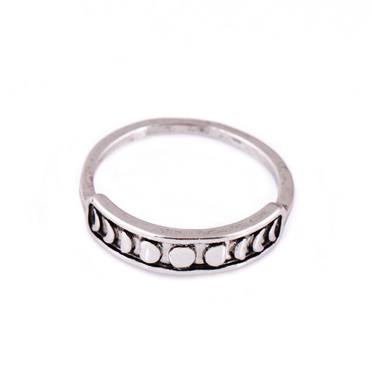 Lunar Eclipse Ring - Moon Phase Jewelry