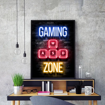 Gamer Quotes Canvas Wall Art