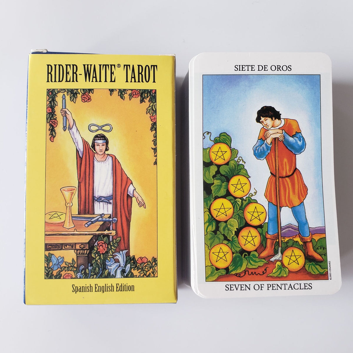 Bilingual Knight Tarot Cards