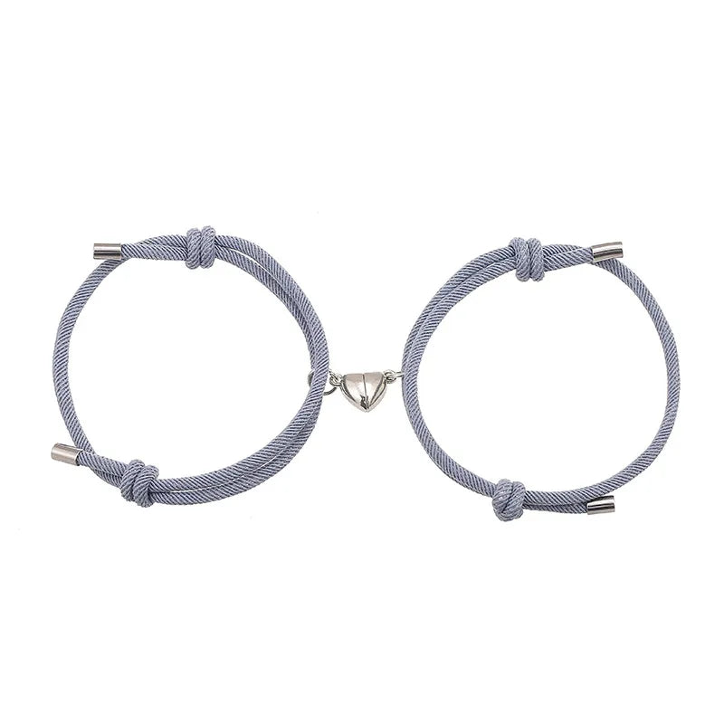 Magnetic Heart Couple Bracelets