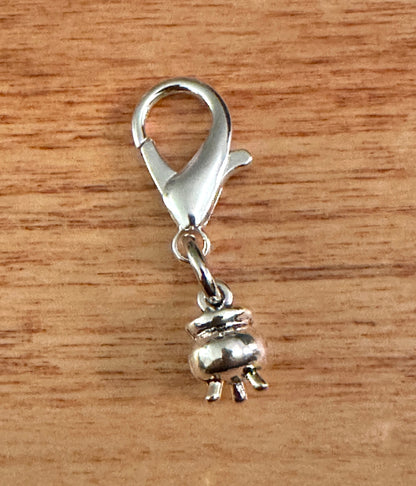 Witchy Mini Cauldron Zipper Pull Charm
