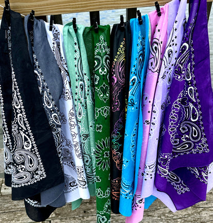 Witchy Rainbow Paisley Tarot Bag Zipper Pouch With Custom Lining Color