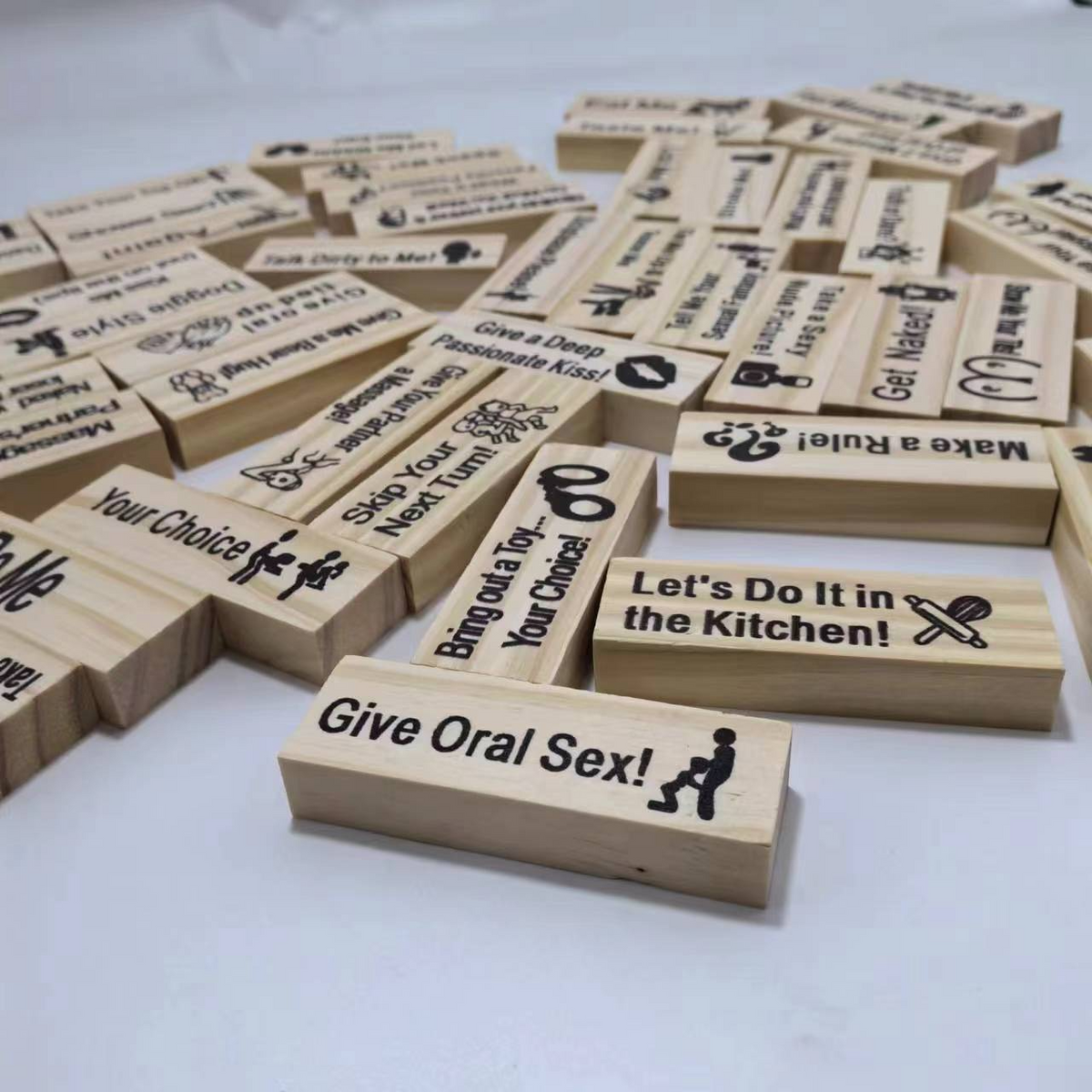 Couple's Block Stack Game