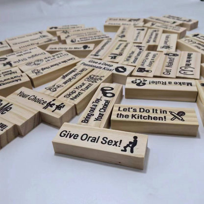 Couple's Block Stack Game