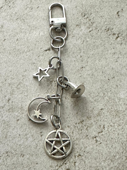 Witchy Bag Charm Keychain