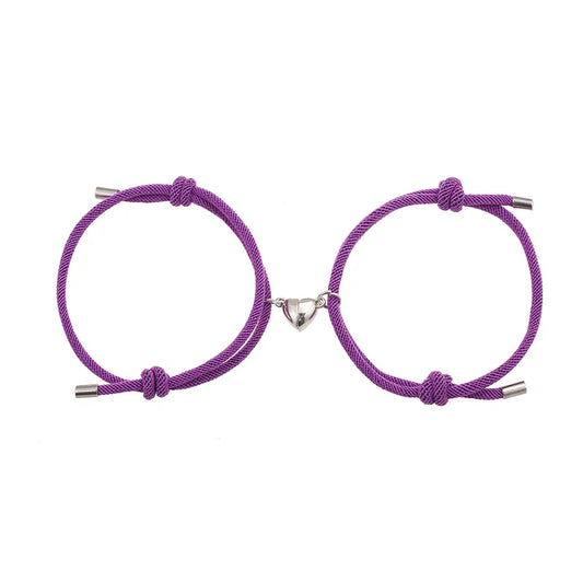 Magnetic Heart Couple Bracelets