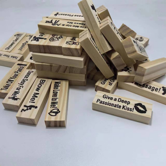 Couple's Block Stack Game