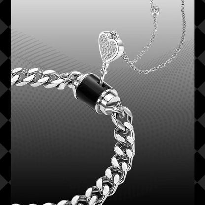 Eternal Bond Titanium Bracelet Set