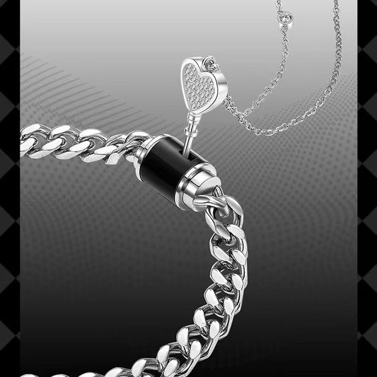 Eternal Bond Titanium Bracelet Set