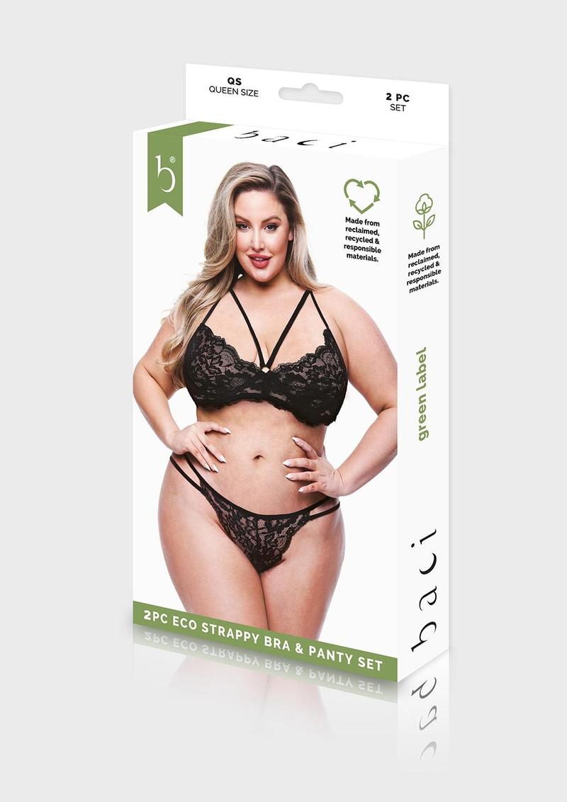 2pc Eco Strappy Bra and Panty