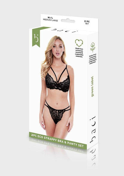 2pc Eco Strappy Bra and Panty