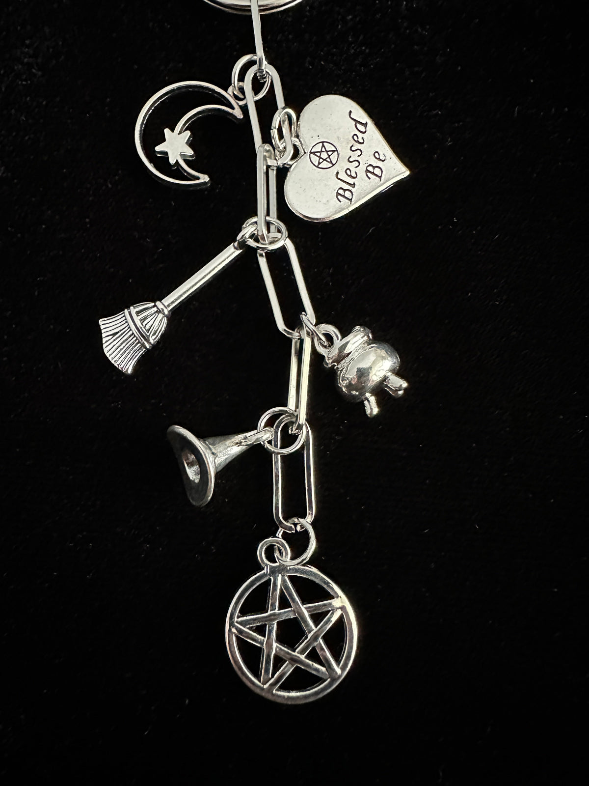 Witchy Bag Charm Keychain