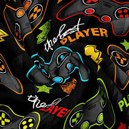 Gamer Flannel Throw Blanket