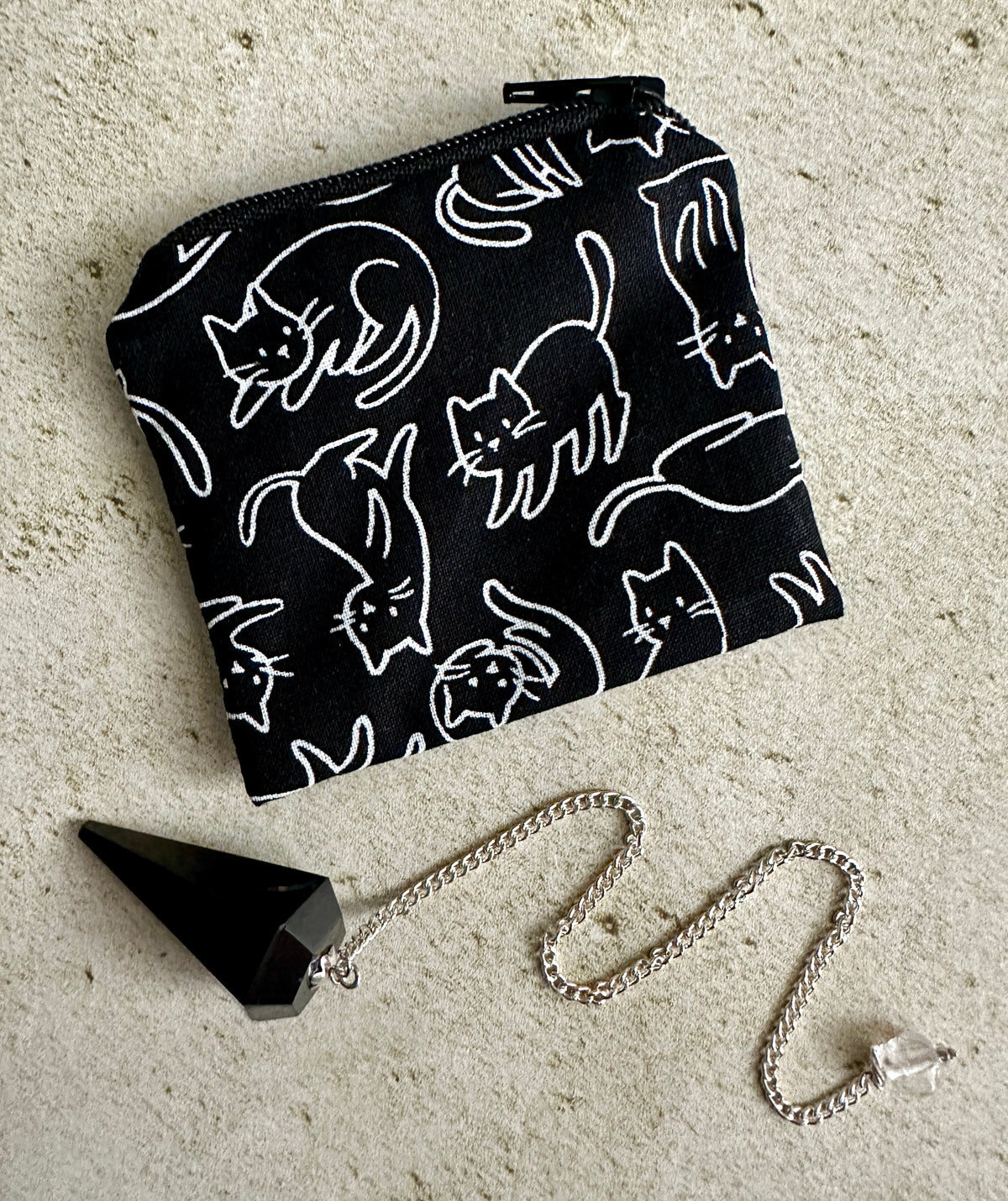 Cats Pendulum Bag - Rune Storage Bag