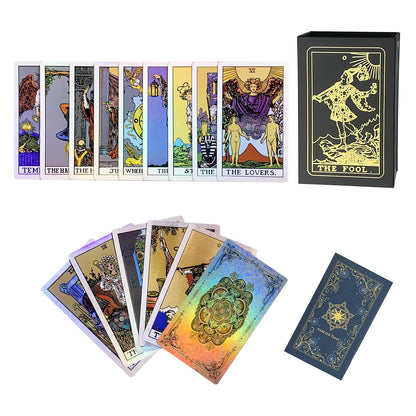 Laser Shine 78 Tarot Cards Set