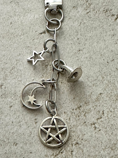 Witchy Bag Charm Keychain