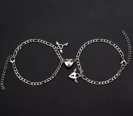 Magnetic Heart Couple Bracelets