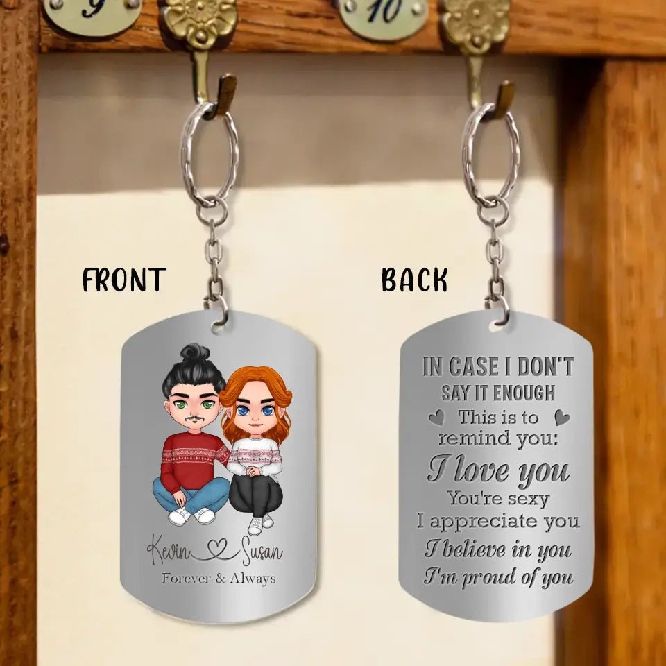 Personalized Couple Keychain – "You're Sexy, I Appreciate You"
