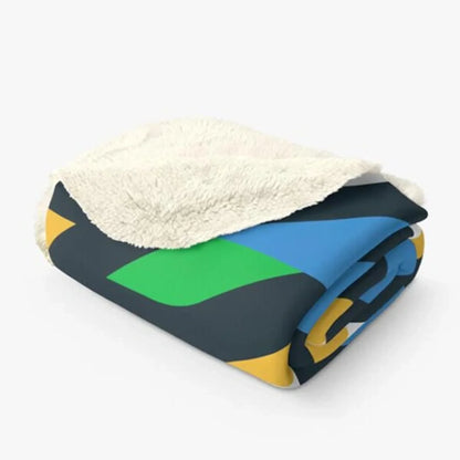 Personalized Camping Couple Toy Box Quilt/Fleece Throw Blanket - Gift Idea For Couple/Camping Lover - Happy Campers