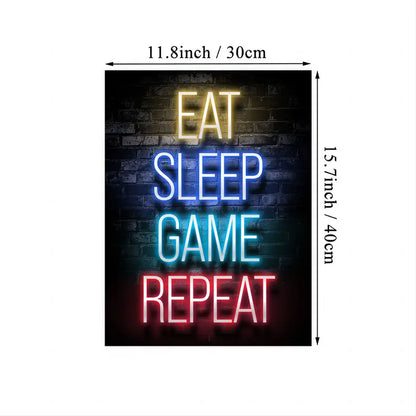 Gamer Quotes Canvas Wall Art