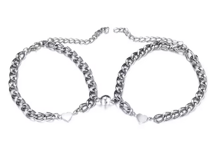 Magnetic Heart Couple Bracelets