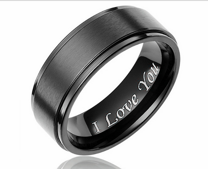 Titanium LoveBond Rings