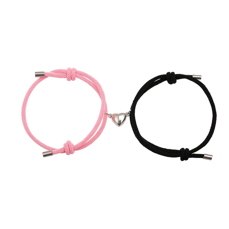 Magnetic Heart Couple Bracelets