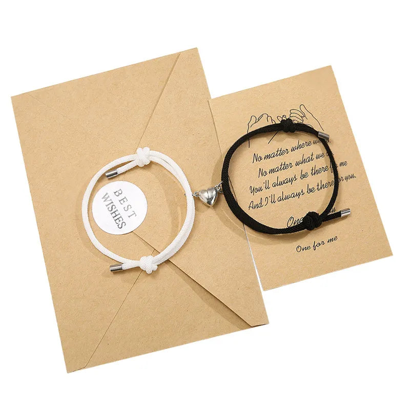 Magnetic Heart Couple Bracelets