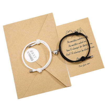 Magnetic Heart Couple Bracelets