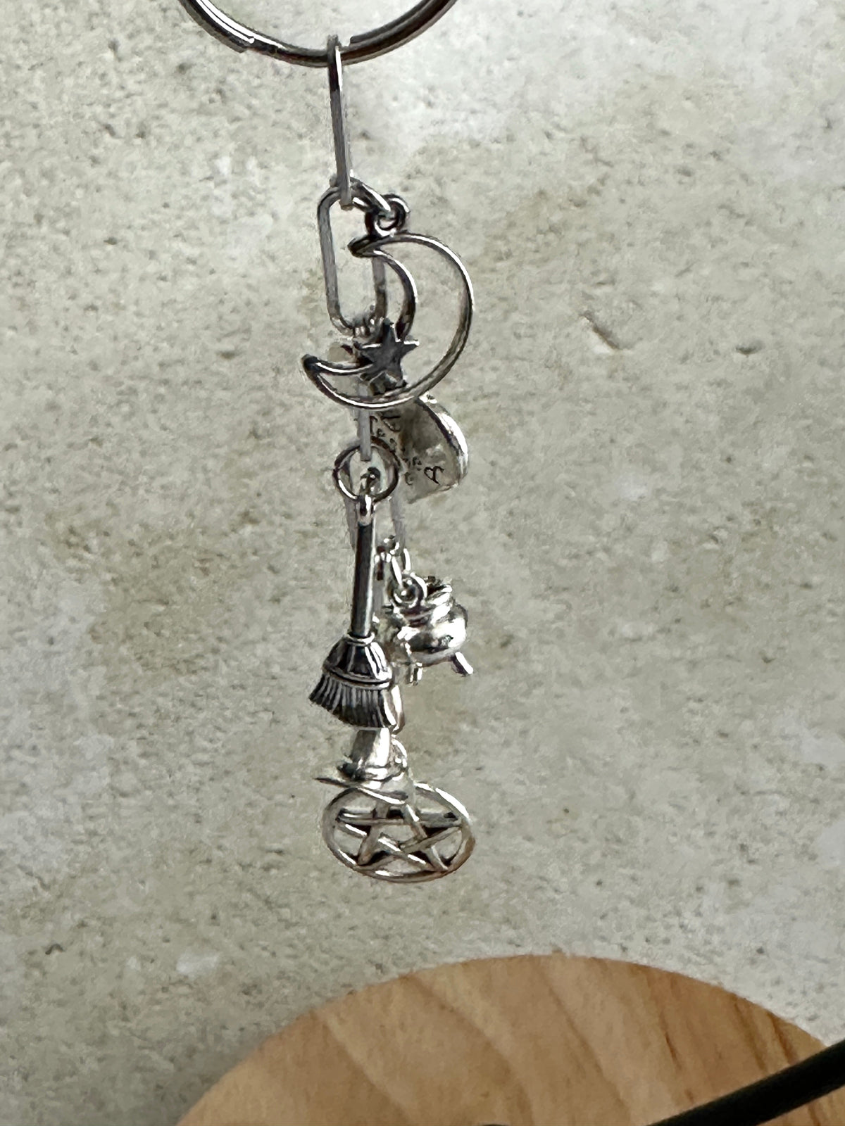 Witchy Bag Charm Keychain