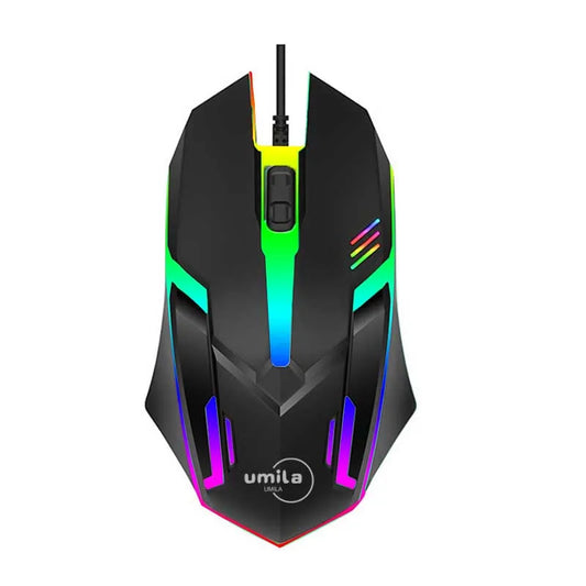 Ergonomic 2.4G Wired RGB Backlit USB Gaming Mouse Optical Sensor 3D Style Compatible Laptops Computer Accessories