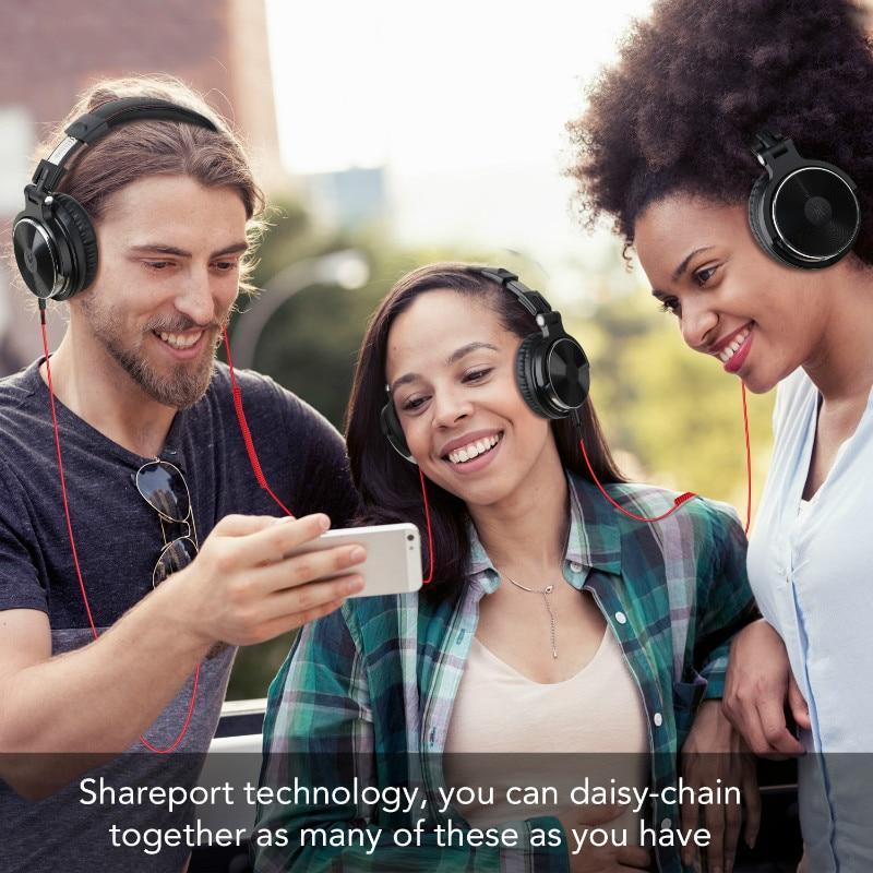 Proffesional Studio Luxury STEVVEX  Headphones Hifi Studio DJ Headphone Wired Monitor Music Gaming Headset Earphone For Phone Computer PC With Mic
