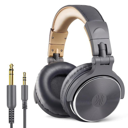 Proffesional Studio Luxury STEVVEX  Headphones Hifi Studio DJ Headphone Wired Monitor Music Gaming Headset Earphone For Phone Computer PC With Mic