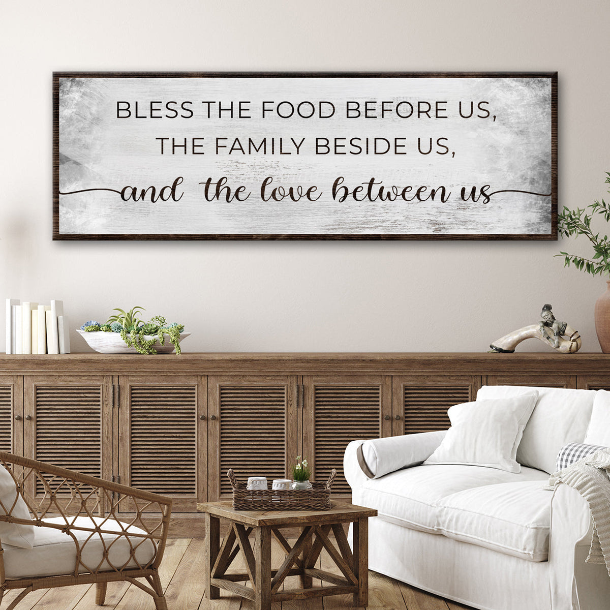 Bless The Love Between Us Sign