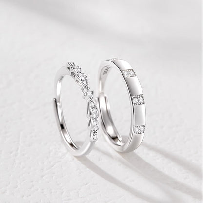 Sugar Bowknot Couple Design Love Token Chinese Valentine's Day Gift Ring