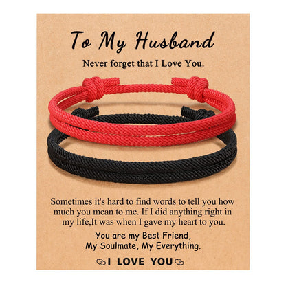 Strap Soul Mate Couple Valentine's Day Birthday Gift Bracelets