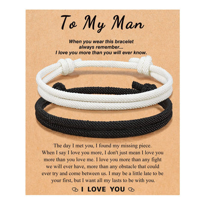 Strap Soul Mate Couple Valentine's Day Birthday Gift Bracelets