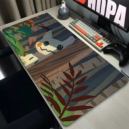 Mouse Pad Gaming Carpet P-pokemon Mimikyu Anime Keyboard Pads PC Mousepad Mouse Pads Laptop Extended Desk Mat for LOL Gamer Gift