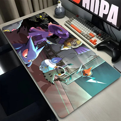 Mouse Pad Gaming Carpet P-pokemon Mimikyu Anime Keyboard Pads PC Mousepad Mouse Pads Laptop Extended Desk Mat for LOL Gamer Gift