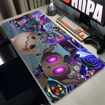 Mouse Pad Gaming Carpet P-pokemon Mimikyu Anime Keyboard Pads PC Mousepad Mouse Pads Laptop Extended Desk Mat for LOL Gamer Gift