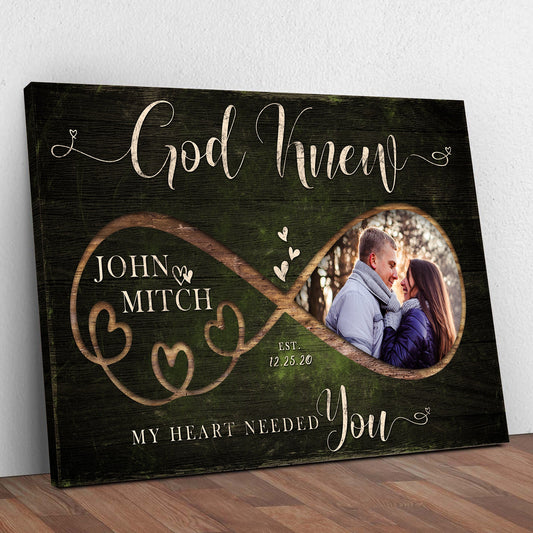 God Knew Couple Sign
