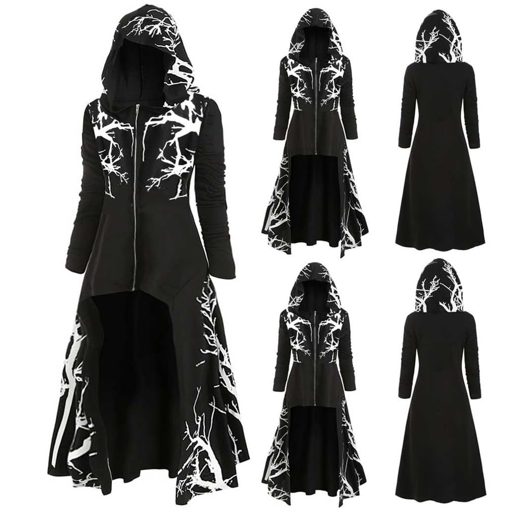 Gothic Moon Witch Hoodie