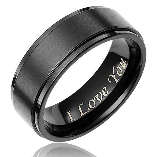 Titanium LoveBond Rings