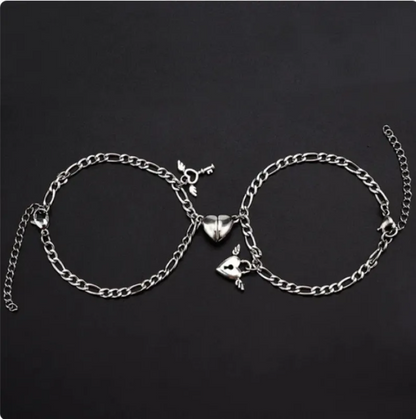Magnetic Heart Couple Bracelets