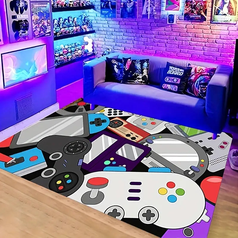 Colorful Gamer Area Rug