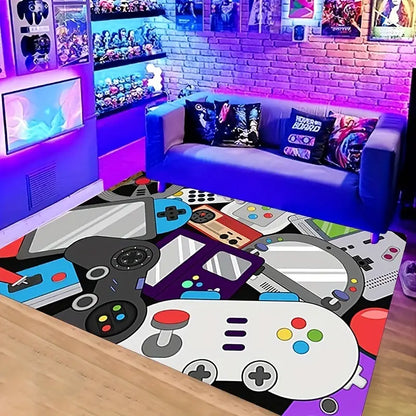 Colorful Gamer Area Rug